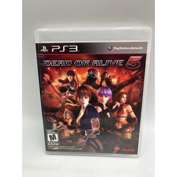 Dead or Alive 5 (Sony PlayStation PS3) CIB Complete With Manual Tecmo Free Ship - Picture 1 of 7